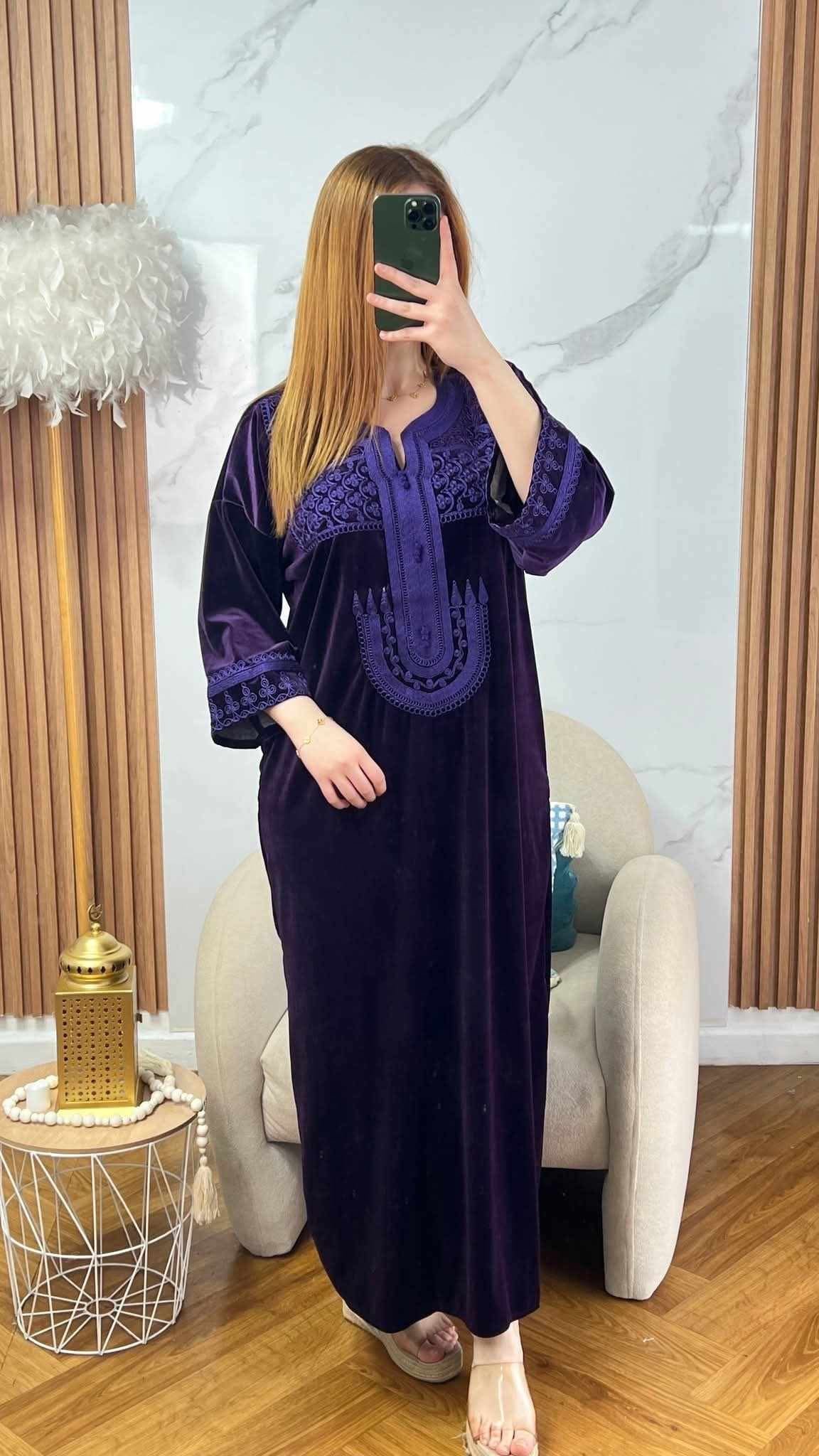على بركة الله 💕 جبة رمضان 🌙✨
مودال صورية في قطيفة روايال مخدومة بالفتلة
ليطاي L xl xxl 3xl