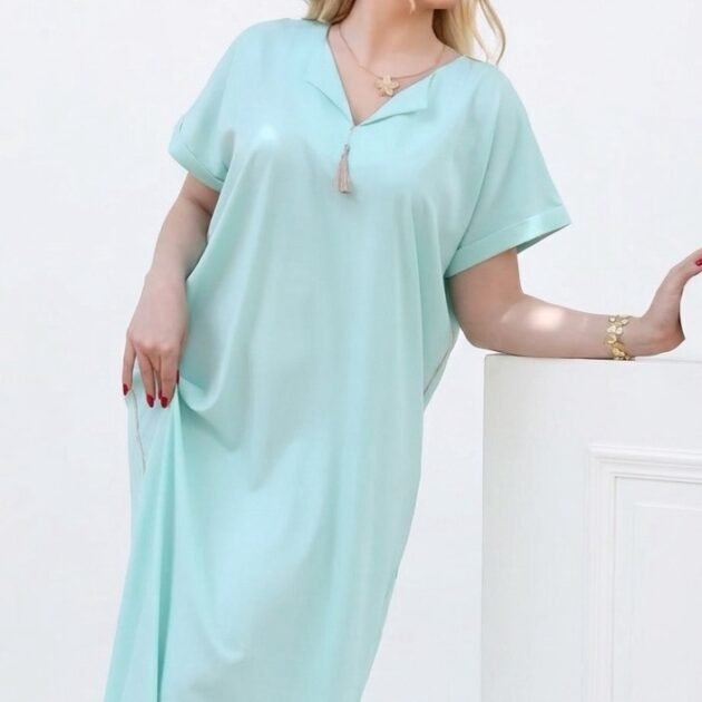 ‏🌺نوع القماش ساتان كريب روز 🌸