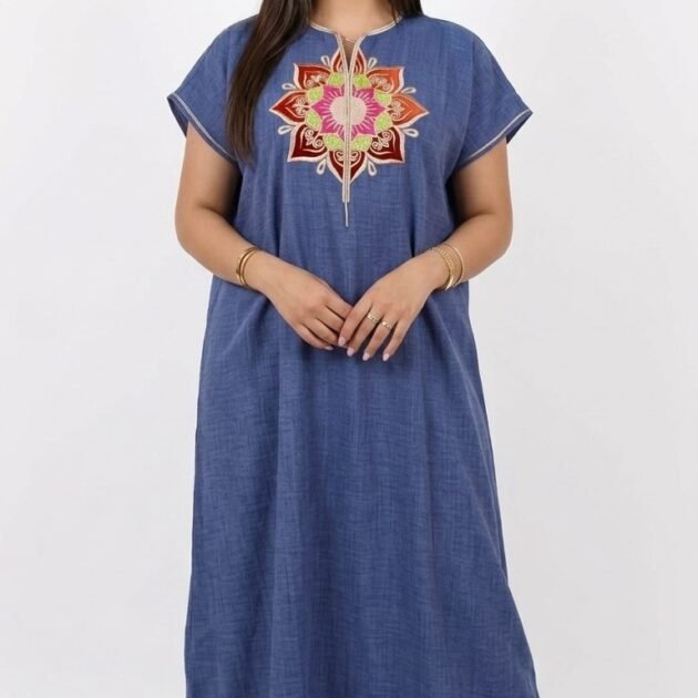 🌸فستان زهري بلمسة ناعمة 🌺مع زين كاتيفا❤️